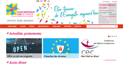 Desktop Screenshot of eglise-protestante-unie.fr
